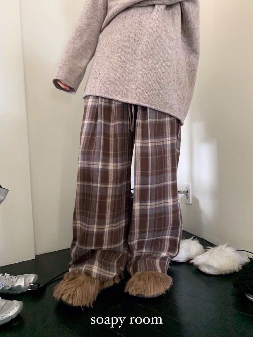 SOAPYROOM韓國直郵㊣女裝新品職業時尚人氣25秋冬熱賣休閑褲SOAPYROOM休閑褲