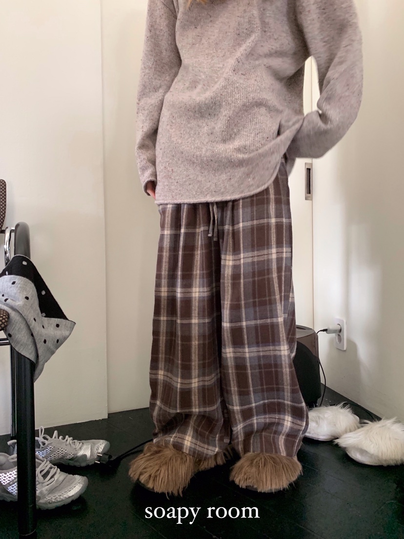 SOAPYROOM韓國直郵㊣女裝新品職業時尚人氣25秋冬熱賣休閑褲SOAPYROOM休閑褲