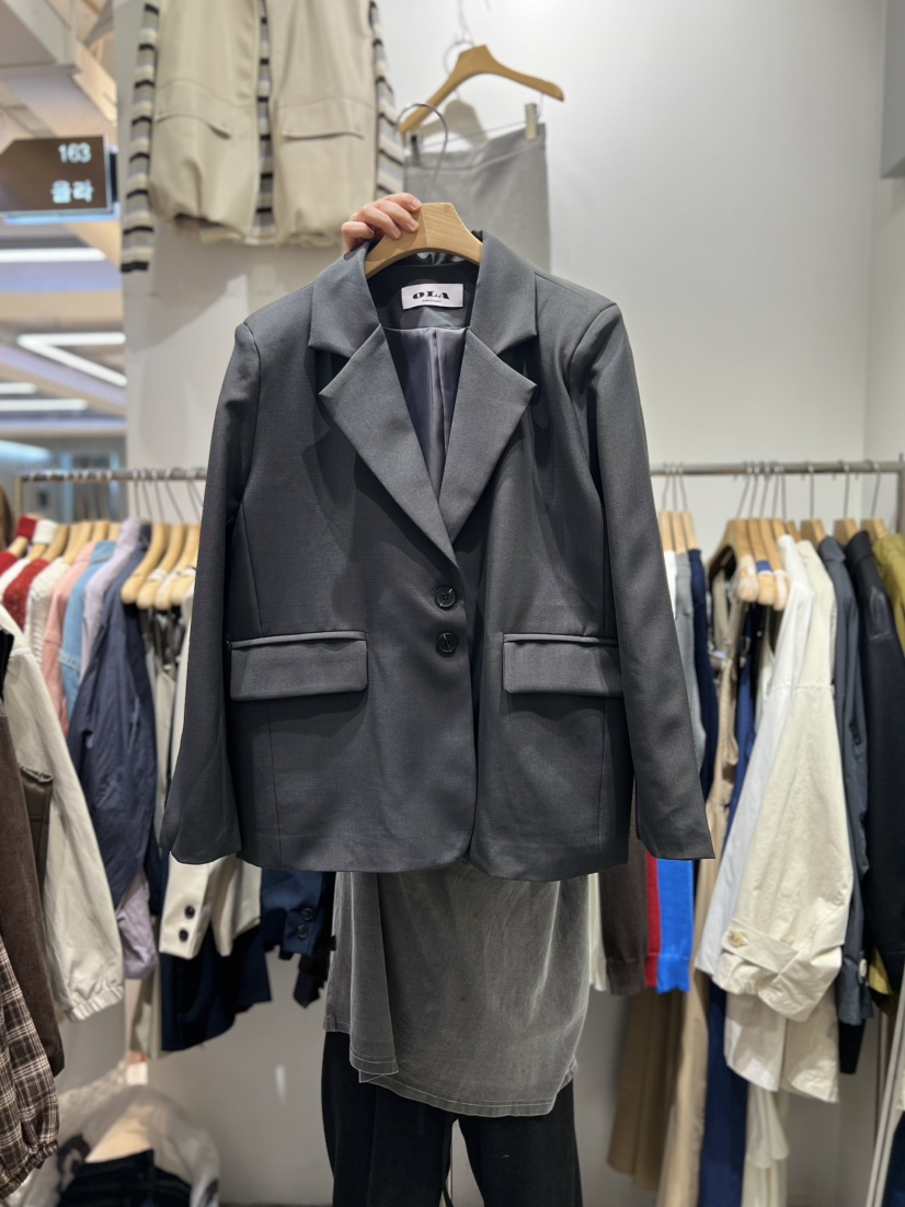 OLA東大門㊣實拍女士新品時尚熱賣推薦休閑人氣職業真品夾克mellor/OLA夾克圖色2