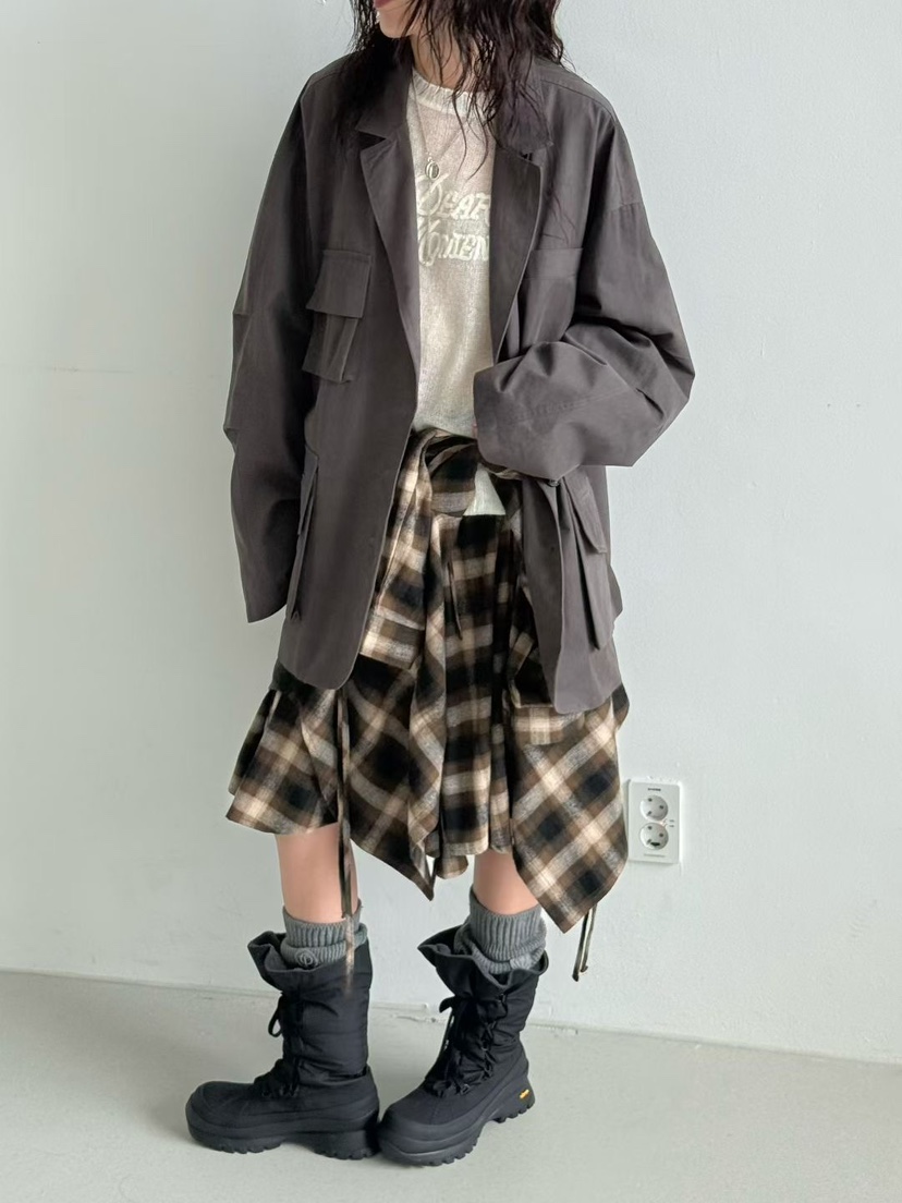 MINIMUZE東大門㊣實拍女士新款人氣時尚推薦休閑半身裙中短裙MINIMUZE半身裙/中短裙
