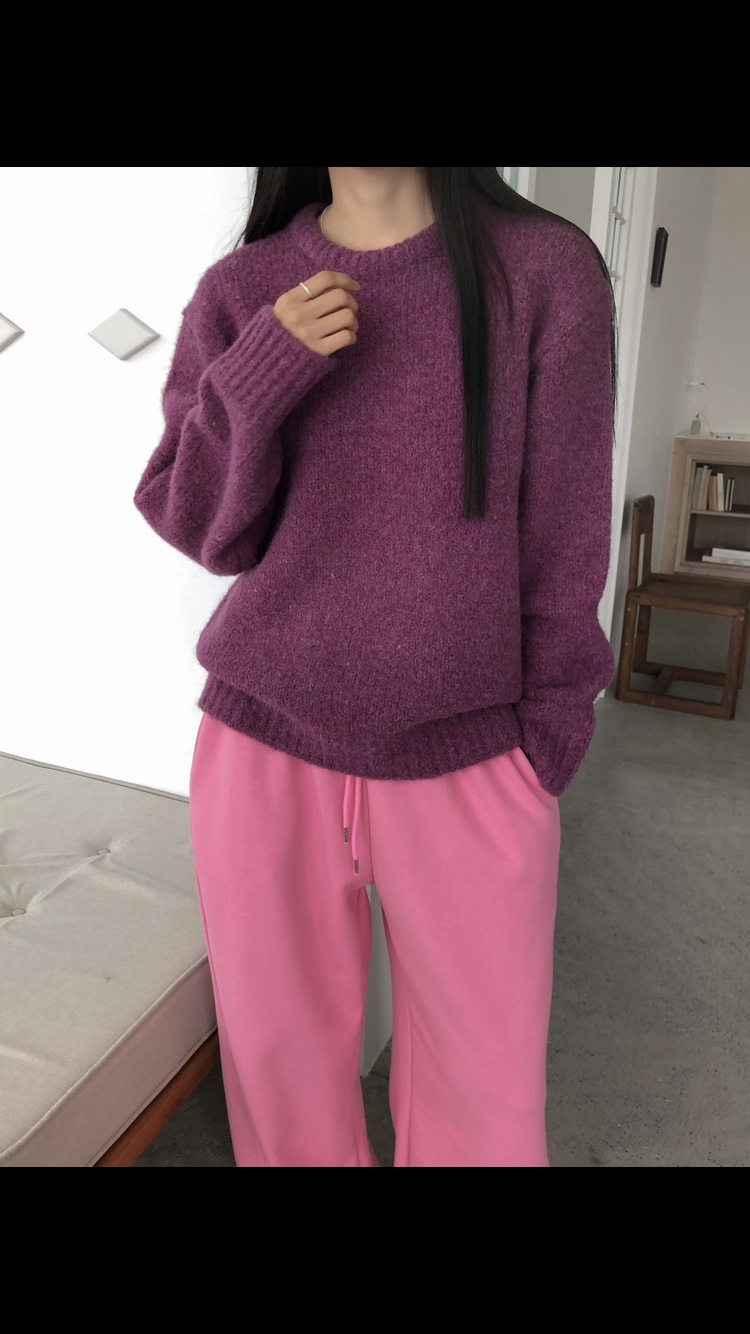 ROUGH東大門㊣實拍女裝新品職業25秋冬時尚休閑人氣推薦針織衫ROUGH針織衫