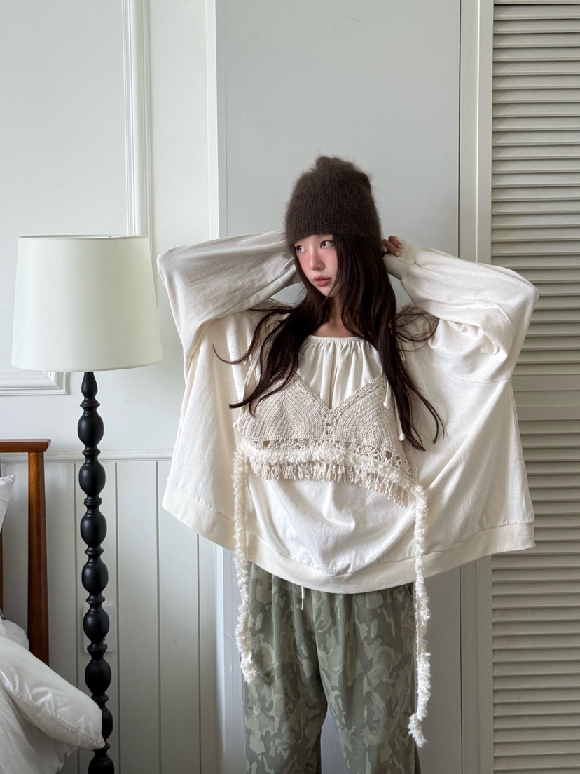 MAISONDEGLORY韓國直郵㊣女士新品休閑推薦時尚真品熱賣衛衣MAISON DE GLORY衛衣