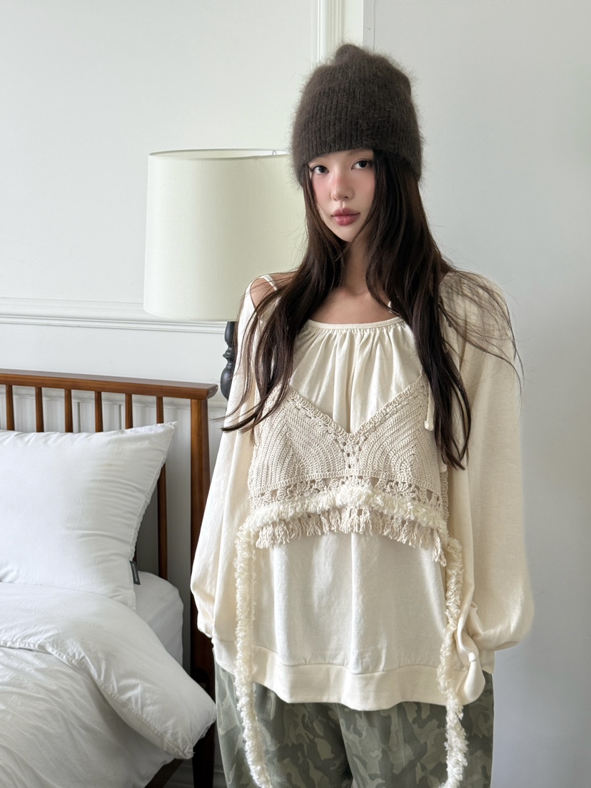 MAISONDEGLORY韓國直郵㊣女士新品休閑推薦時尚真品熱賣衛衣MAISON DE GLORY衛衣