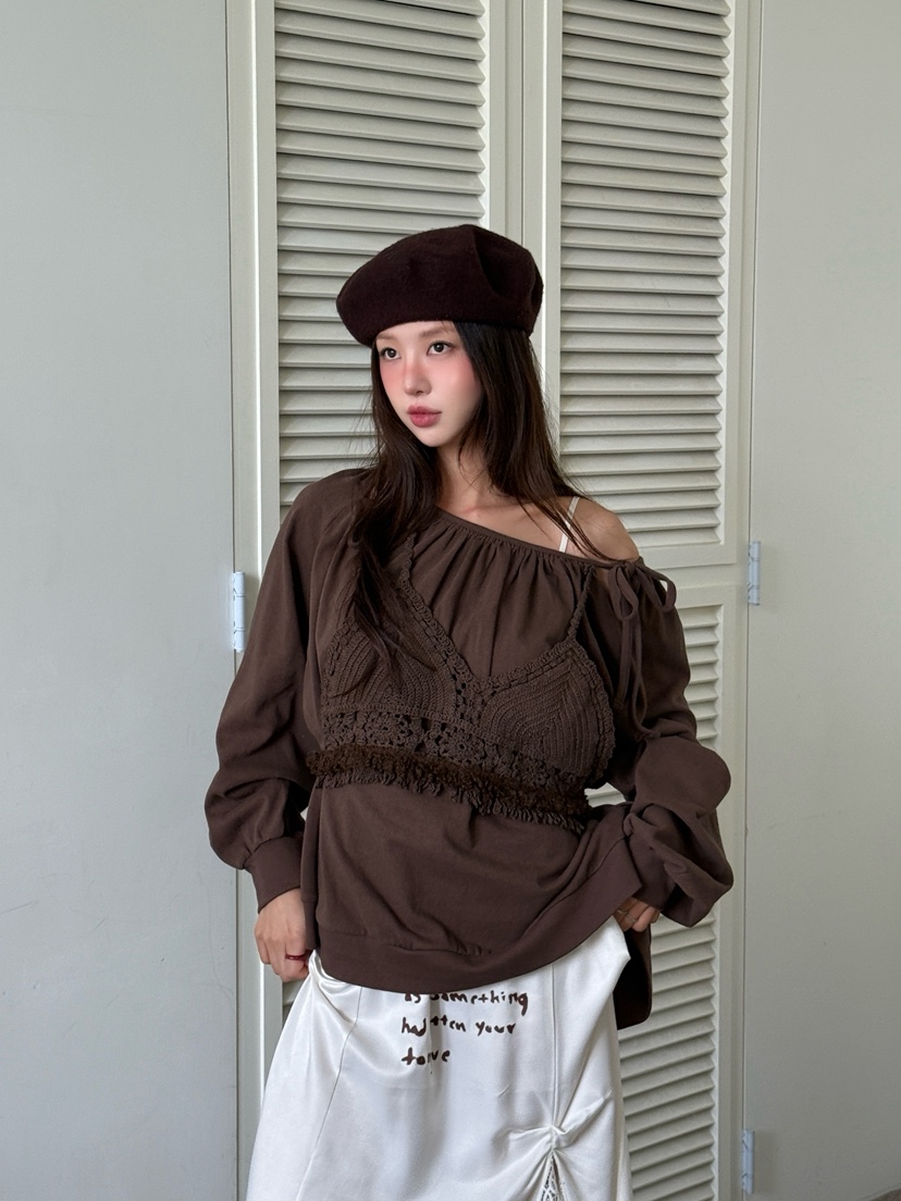 MAISONDEGLORY韓國直郵㊣女士新品休閑推薦時尚真品熱賣衛衣MAISON DE GLORY衛衣