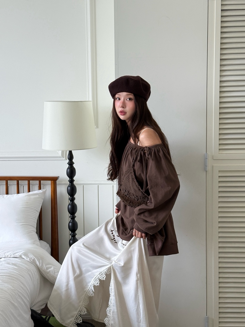 MAISONDEGLORY韓國直郵㊣女士新品休閑推薦時尚真品熱賣衛衣MAISON DE GLORY衛衣