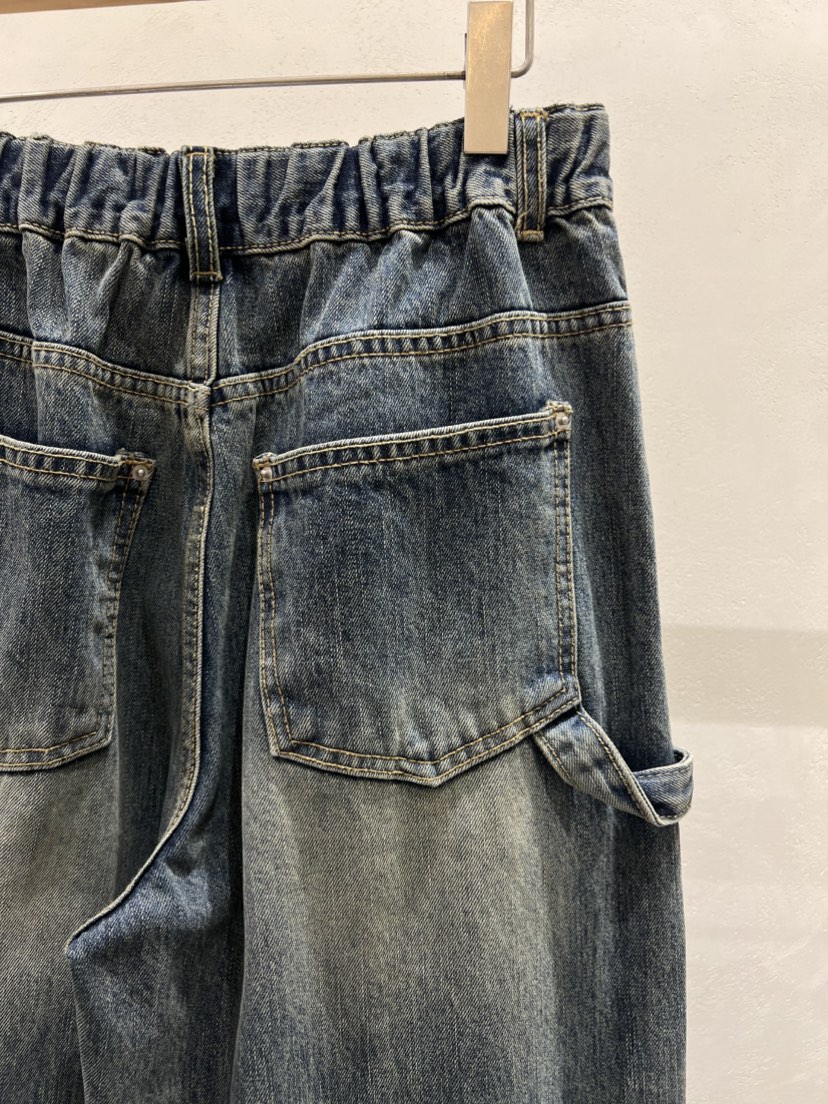 SHIRRING韓國代購㊣女士新品25秋冬推薦真品時尚熱賣牛仔褲SHIRRING牛仔褲