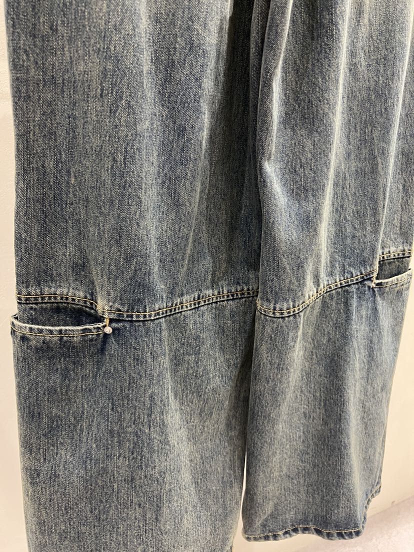 SHIRRING韓國代購㊣女士新品25秋冬推薦真品時尚熱賣牛仔褲SHIRRING牛仔褲