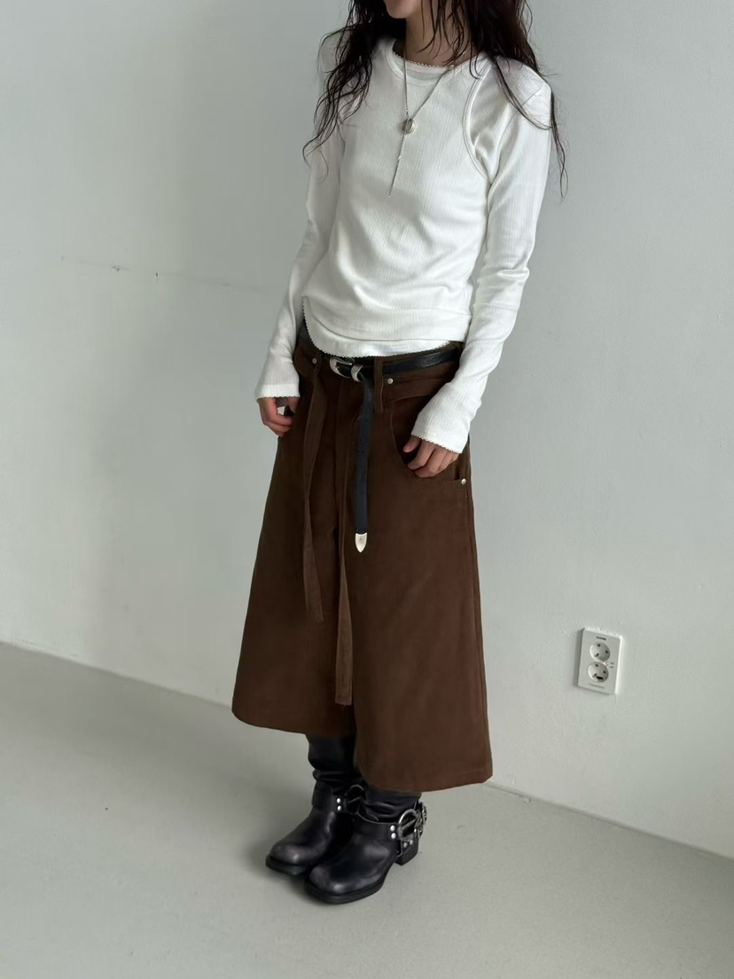 MINIMUZE東大門㊣直郵女士新品人氣熱賣真品短褲含腰帶燈芯絨MINIMUZE短褲