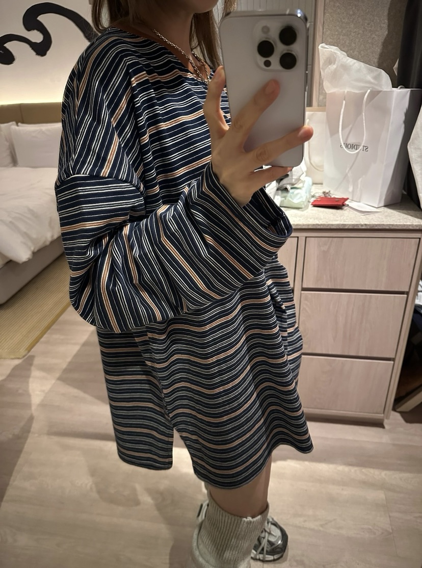 CRACKERS韓國直郵㊣女裝新品職業時尚推薦25秋冬熱賣長袖T恤CRACKERS長袖T恤