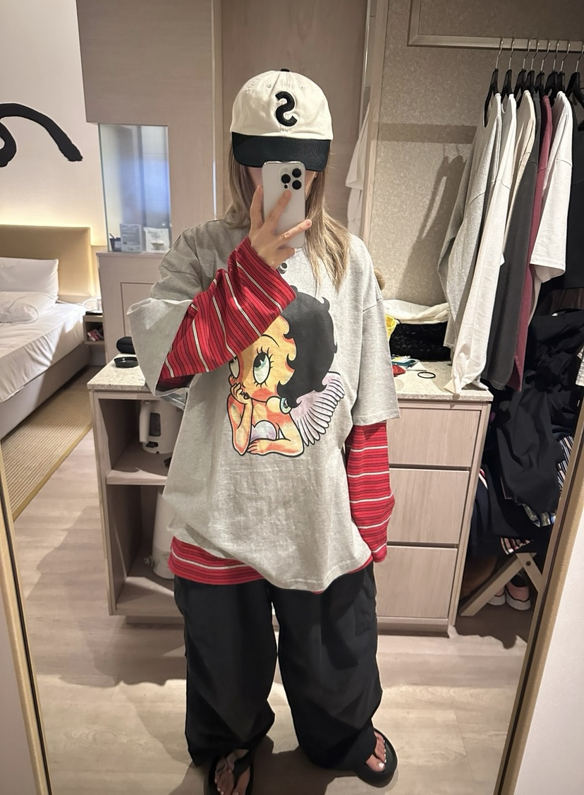CRACKERS韓國直郵㊣女裝新品職業時尚推薦25秋冬熱賣長袖T恤CRACKERS長袖T恤