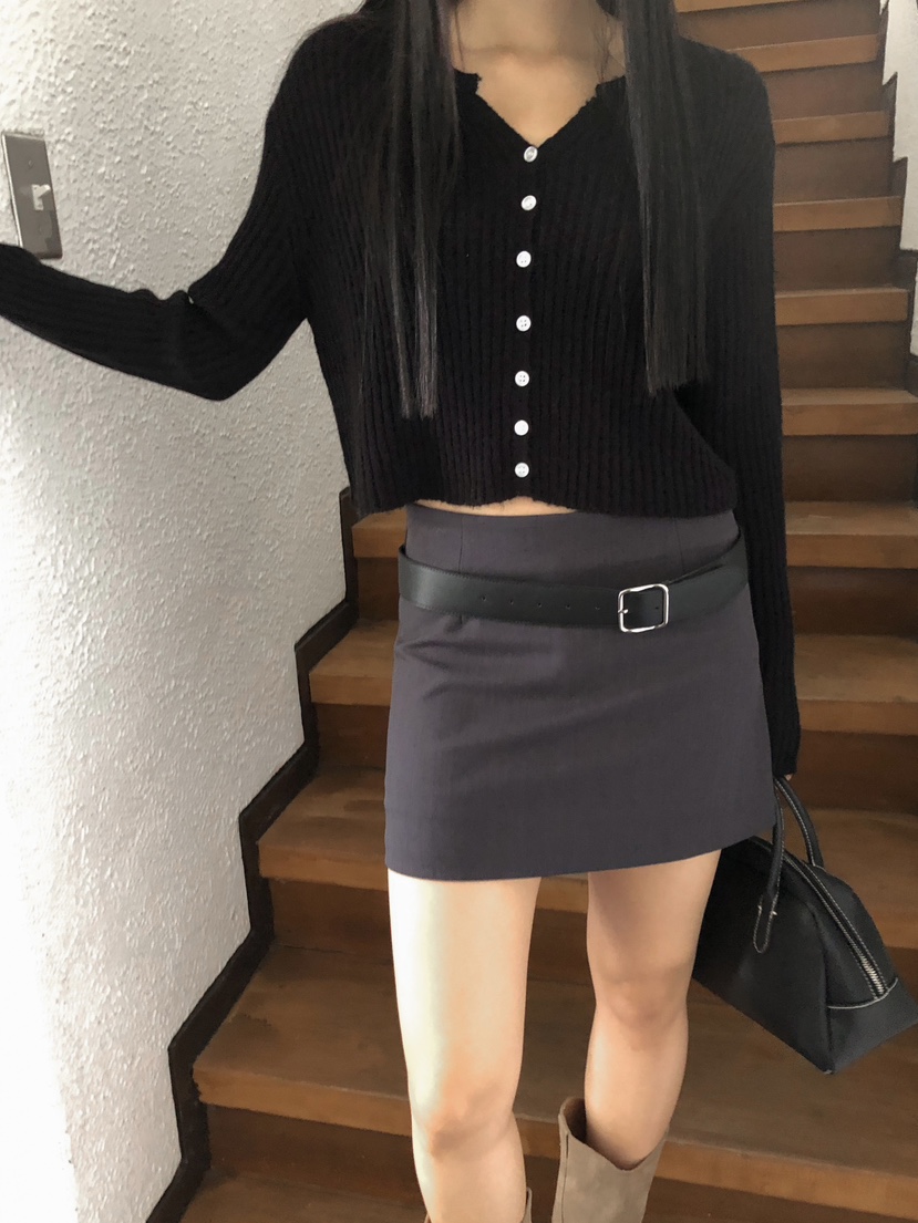 ROUGH韓國代購㊣女裝新款人氣時尚推薦熱賣休閑真品職業針織衫ROUGH針織衫