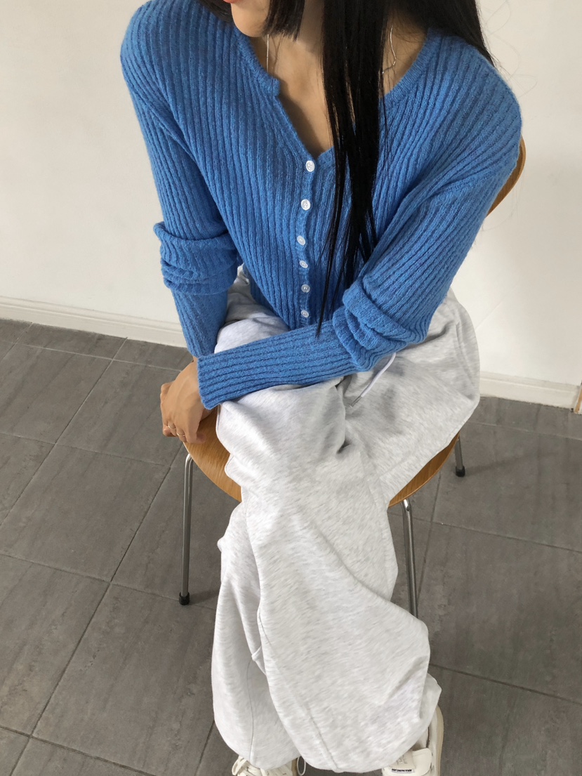 ROUGH韓國代購㊣女裝新款人氣時尚推薦熱賣休閑真品職業針織衫ROUGH針織衫