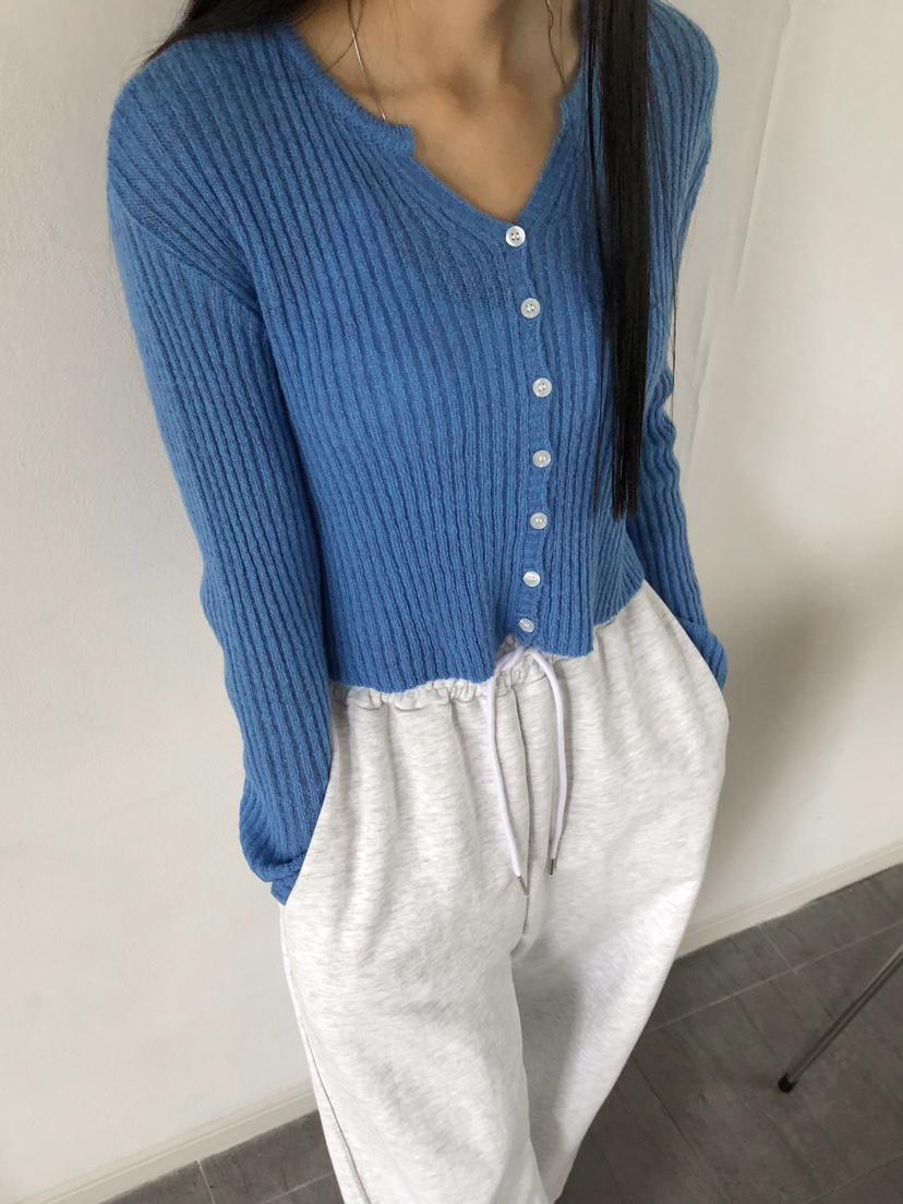 ROUGH韓國代購㊣女裝新款人氣時尚推薦熱賣休閑真品職業針織衫ROUGH針織衫
