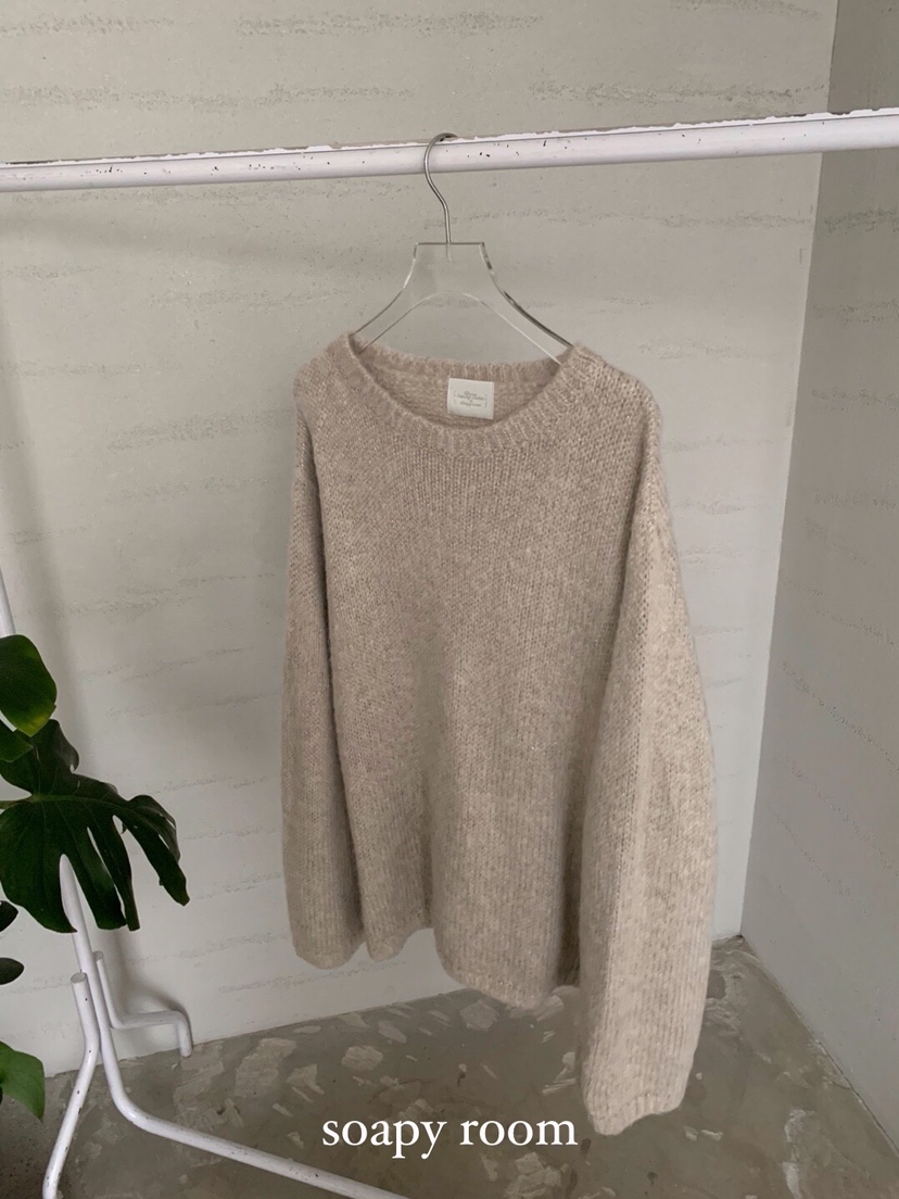 SOAPYROOM韓國代購㊣女士新品熱賣時尚休閑推薦真品25秋冬毛衣SOAPYROOM毛衣