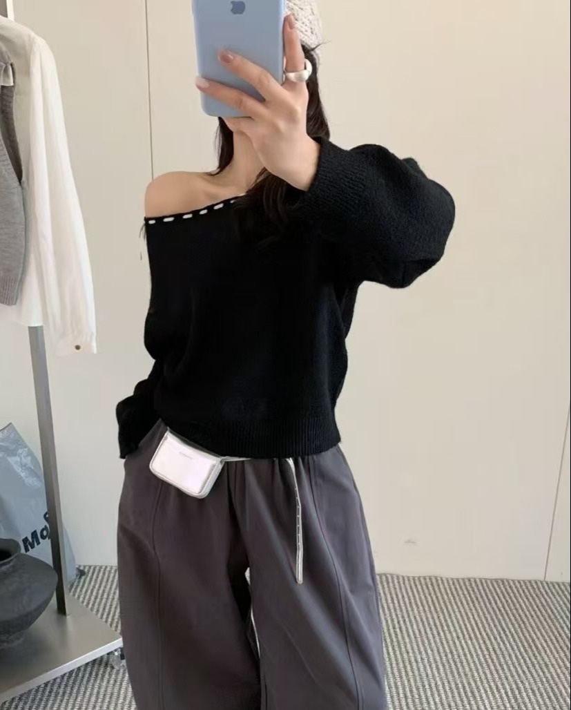 OLA東大門㊣實拍女士新品25秋冬時尚推薦職業真品人氣針織衫mellor/OLA針織衫