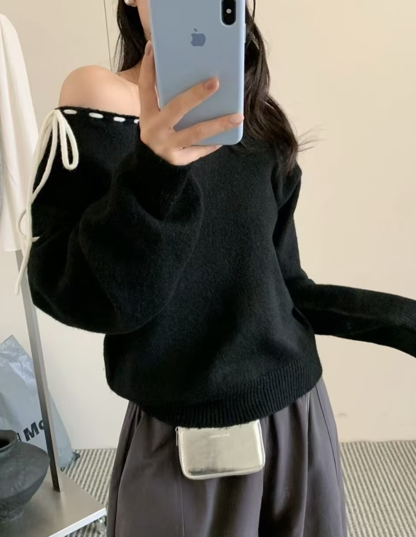 OLA東大門㊣實拍女士新品25秋冬時尚推薦職業真品人氣針織衫mellor/OLA針織衫
