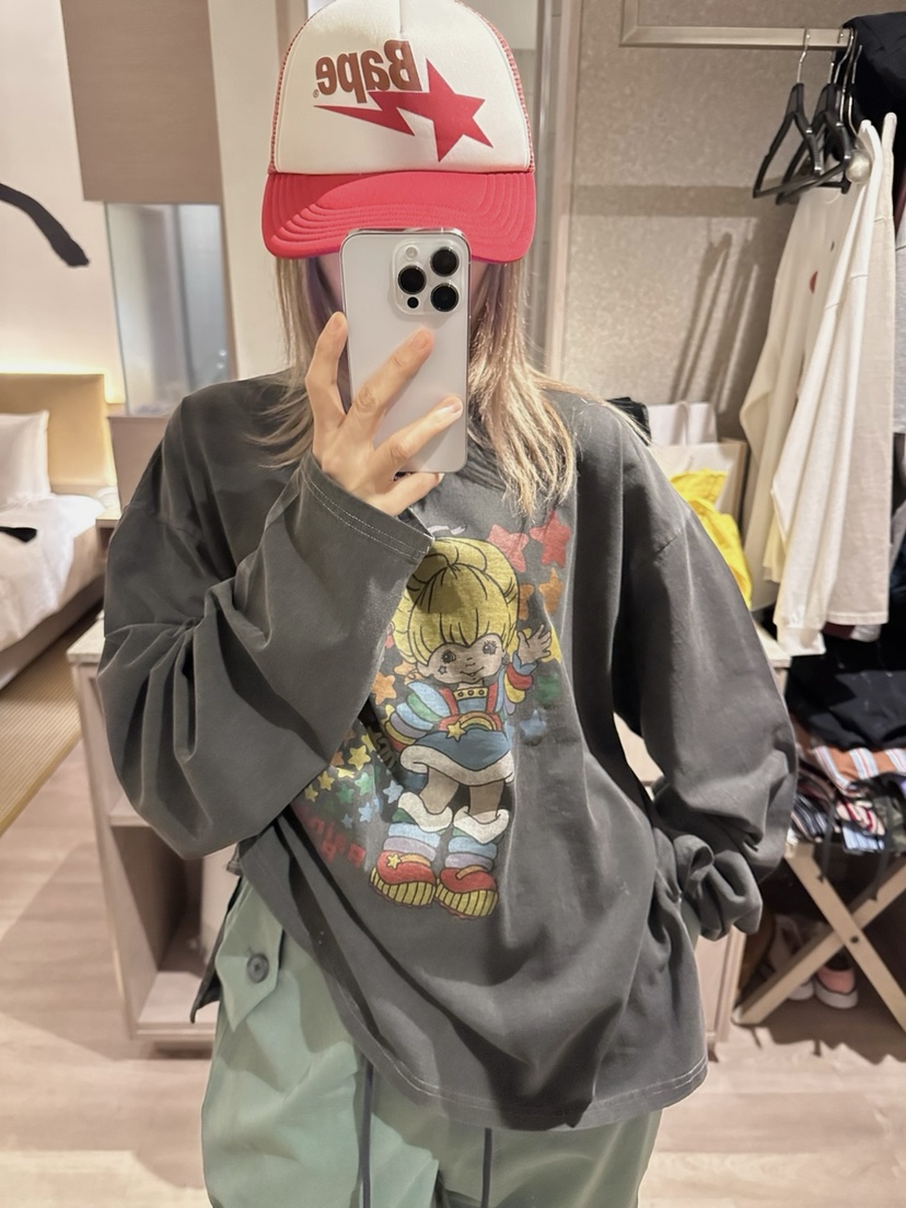CRACKERS韓國代購㊣女士新品熱賣真品時尚職業長袖T恤蝴蝶結CRACKERS長袖T恤