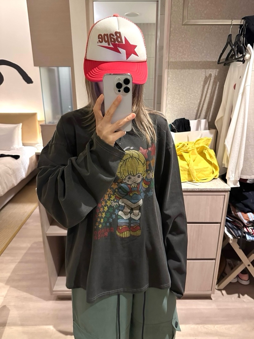 CRACKERS韓國代購㊣女士新品熱賣真品時尚職業長袖T恤蝴蝶結CRACKERS長袖T恤