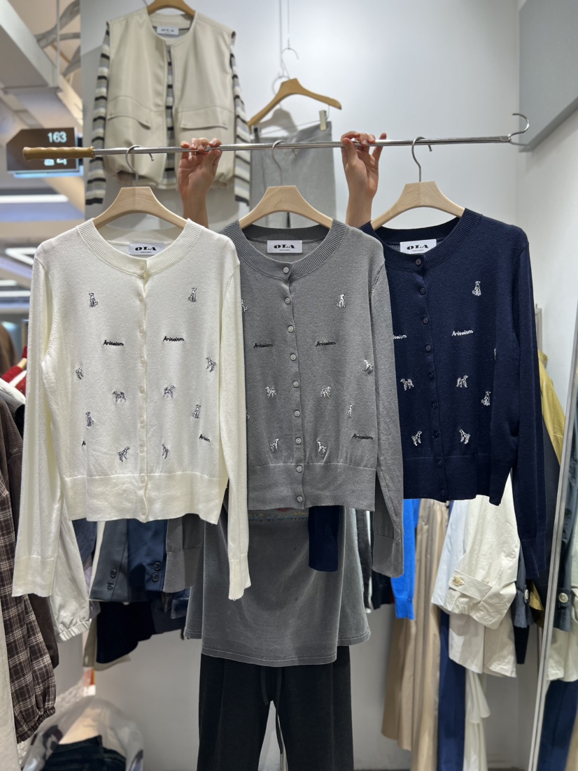 OLA韓國代購㊣女裝新品推薦人氣熱賣25秋冬時尚休閑真品針織衫mellor/OLA針織衫