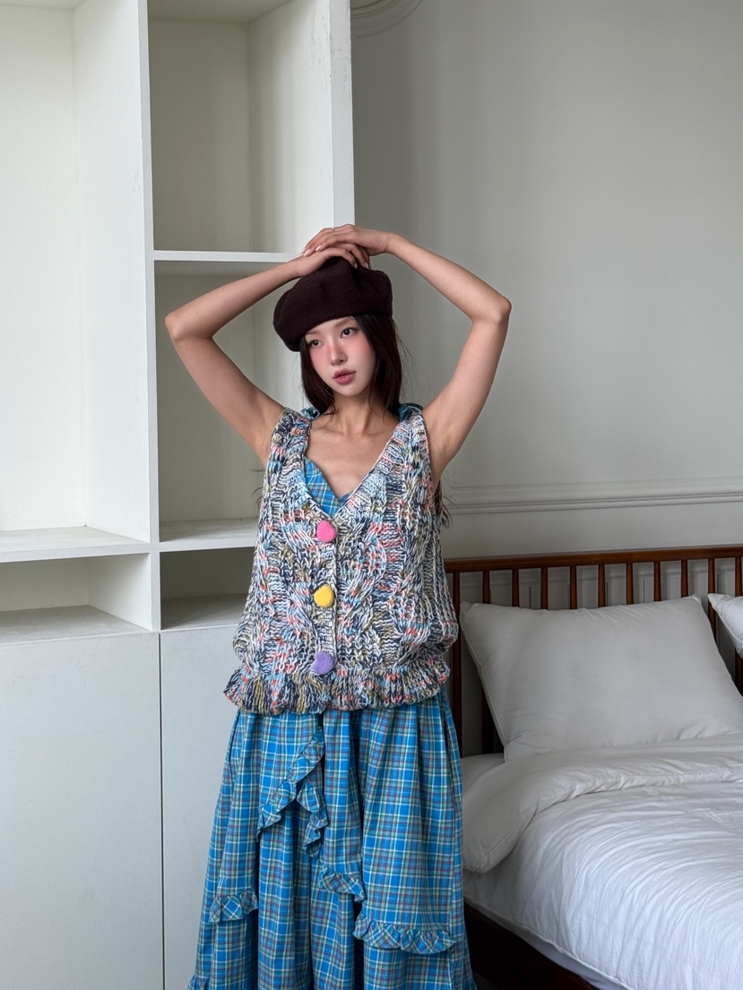 MAISONDEGLORY韓國代購㊣女士新款時尚休閑真品熱賣吊帶背心MAISON DE GLORY吊帶/背心圖色3
