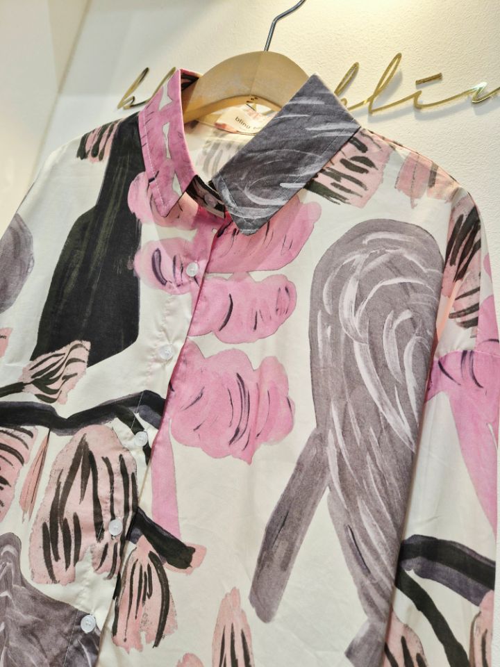 BLING BLING-S韓國直郵㊣女士新品休閑職業25秋冬襯衫蕾絲衫BLING BLING-S襯衫/蕾絲衫