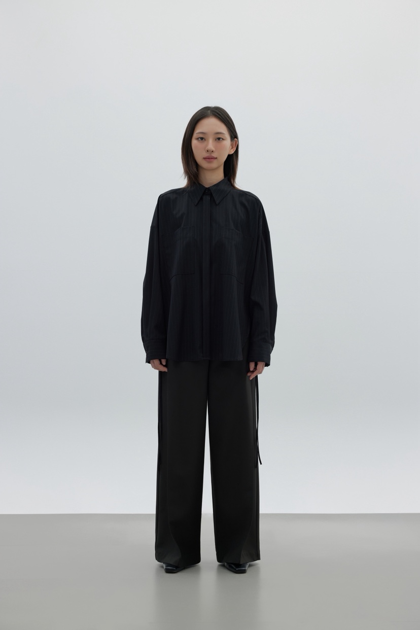 LE-PPL韓國直郵㊣女士新品人氣25秋冬熱賣時尚真品襯衫蕾絲衫LE-PPL襯衫/蕾絲衫