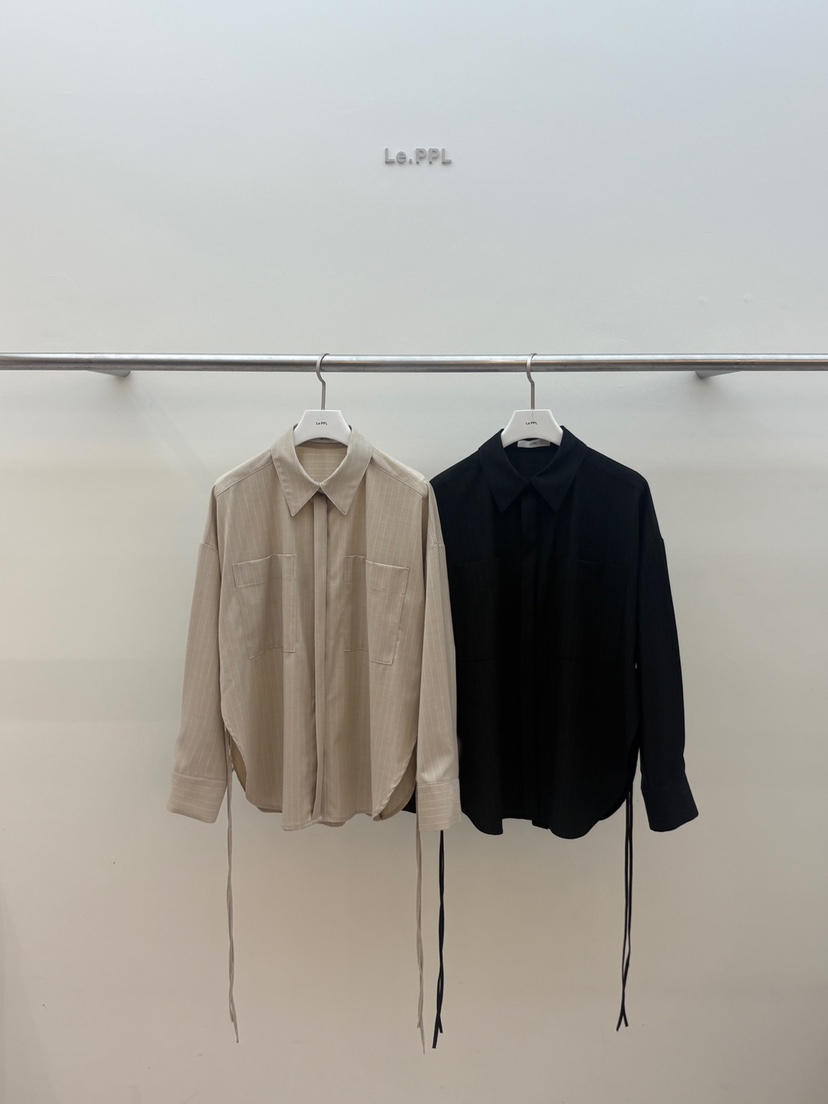 LE-PPL韓國直郵㊣女士新品人氣25秋冬熱賣時尚真品襯衫蕾絲衫LE-PPL襯衫/蕾絲衫