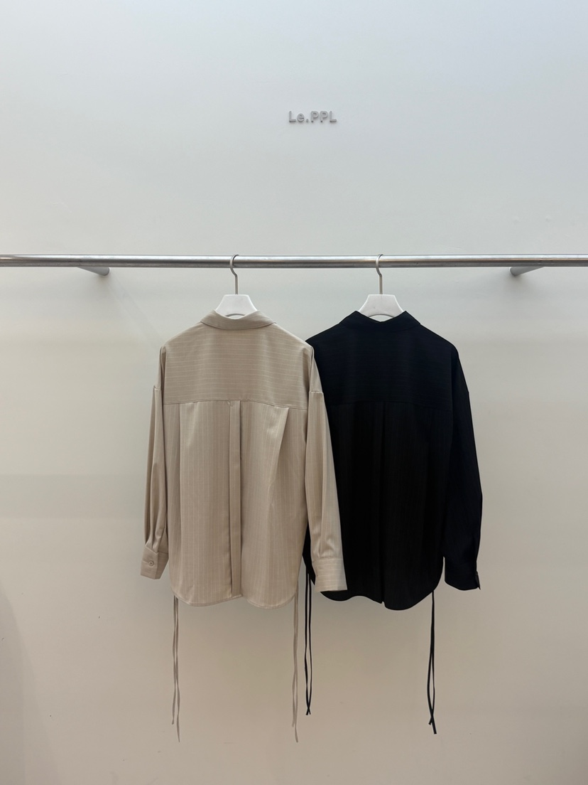 LE-PPL韓國直郵㊣女士新品人氣25秋冬熱賣時尚真品襯衫蕾絲衫LE-PPL襯衫/蕾絲衫