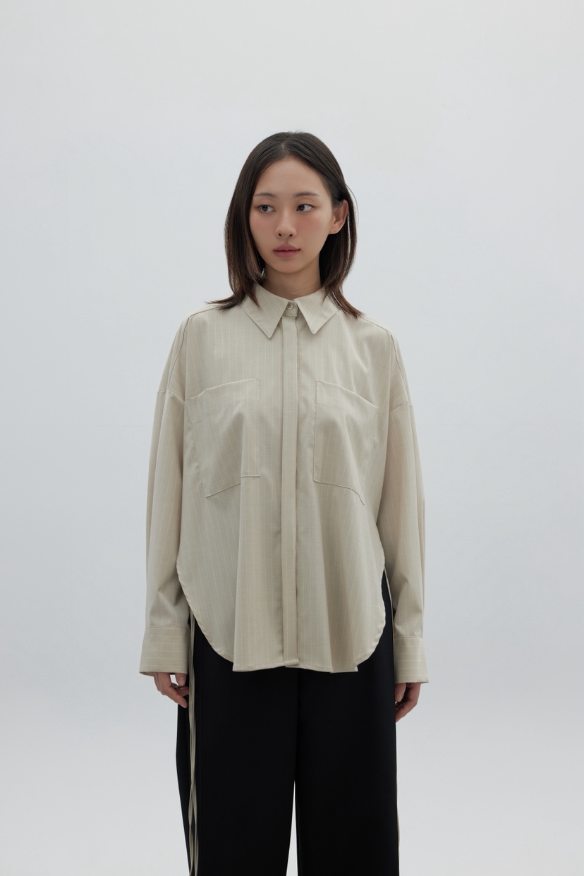 LE-PPL韓國直郵㊣女士新品人氣25秋冬熱賣時尚真品襯衫蕾絲衫LE-PPL襯衫/蕾絲衫