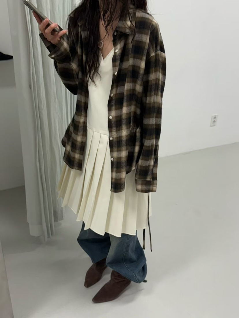 MINIMUZE東大門㊣實拍女士新品熱賣時尚休閑人氣襯衫蕾絲衫MINIMUZE襯衫/蕾絲衫