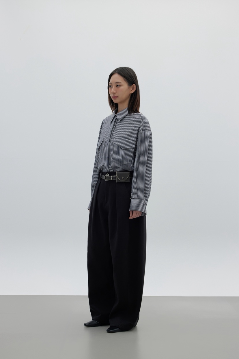 LE-PPL東大門㊣代購女裝新品推薦熱賣時尚25秋冬休閑褲不含腰帶LE-PPL休閑褲