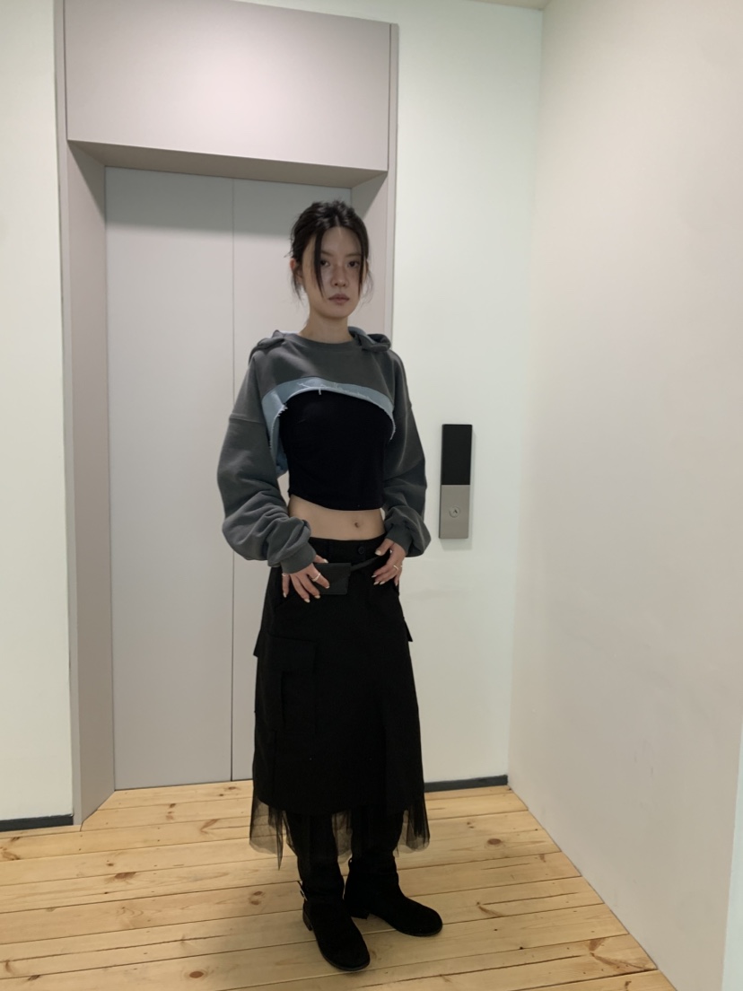 EYEL韓國直郵㊣女士新品時尚職業25秋冬推薦熱賣半身裙中短裙EYEL半身裙/中短裙