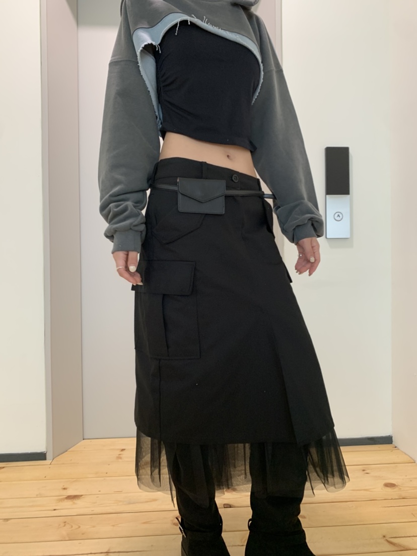EYEL韓國直郵㊣女士新品時尚職業25秋冬推薦熱賣半身裙中短裙EYEL半身裙/中短裙