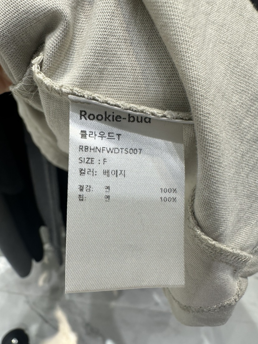 ROOKIE BUD韓國直郵㊣女士新款人氣25秋冬時尚真品長袖T恤ROOKIE BUD-L長袖T恤