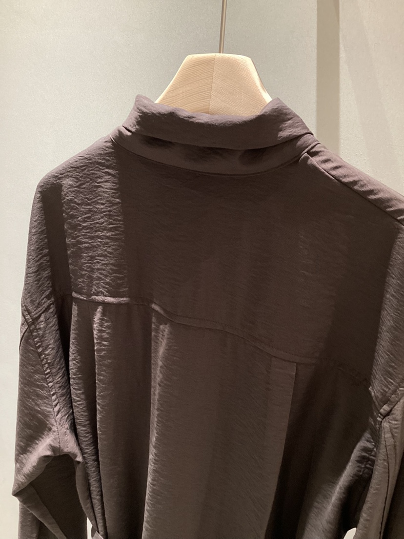 NEAR LEAP-P東大門㊣實拍女士新品人氣襯衫蕾絲衫含腰帶高領NEAR LEAP襯衫/蕾絲衫