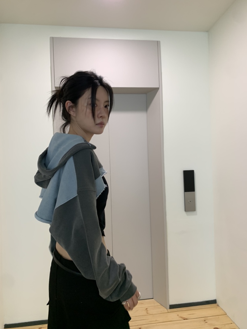 EYEL韓國直郵㊣女士新品時尚職業休閑真品熱賣推薦衛衣連帽EYEL衛衣