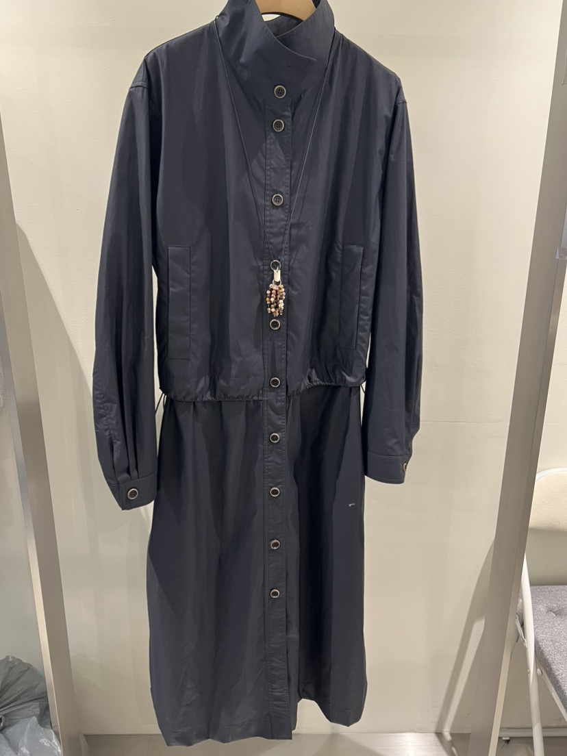 MENTOR東大門㊣代購女士新品25秋冬人氣時尚長款風衣不含飾品MENTOR長款風衣圖色2