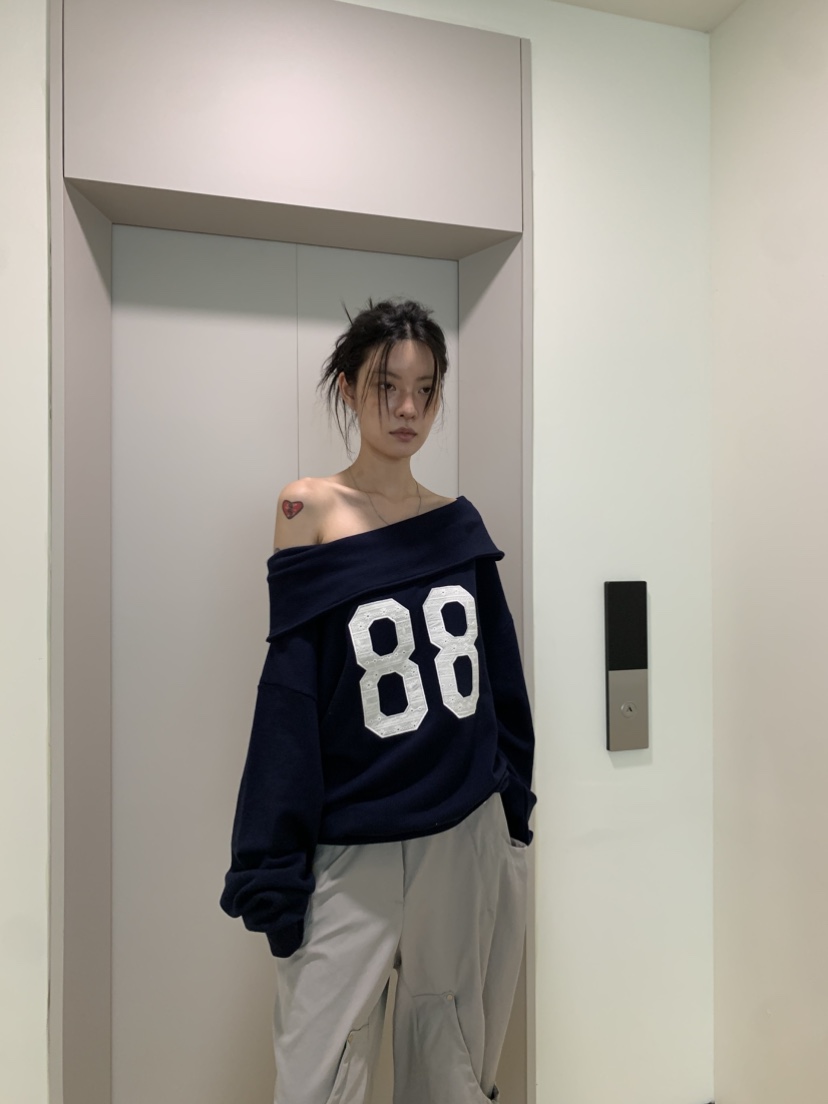 EYEL東大門㊣實拍女裝新款時尚25秋冬休閑熱賣職業推薦衛衣EYEL衛衣
