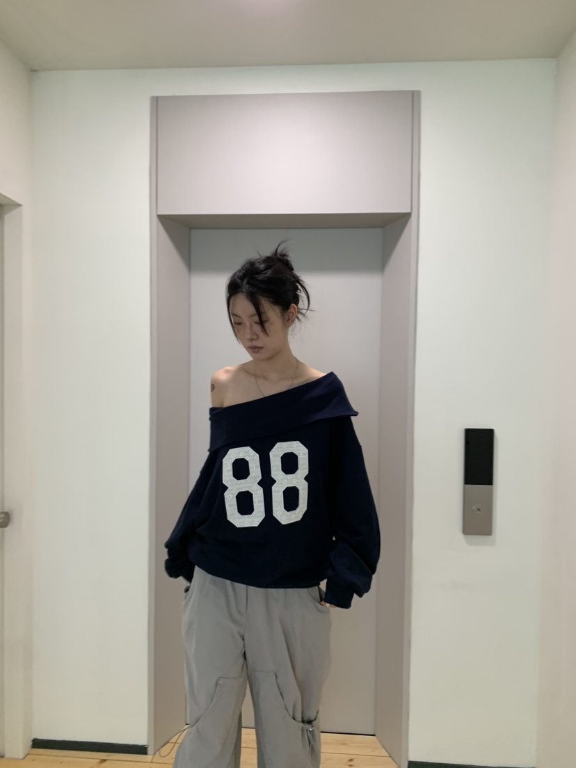 EYEL東大門㊣實拍女裝新款時尚25秋冬休閑熱賣職業推薦衛衣EYEL衛衣