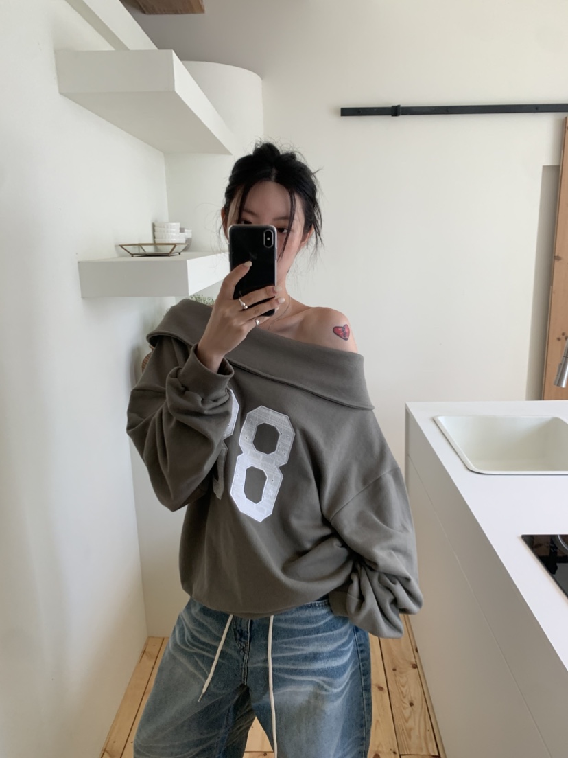 EYEL東大門㊣實拍女裝新款時尚25秋冬休閑熱賣職業推薦衛衣EYEL衛衣