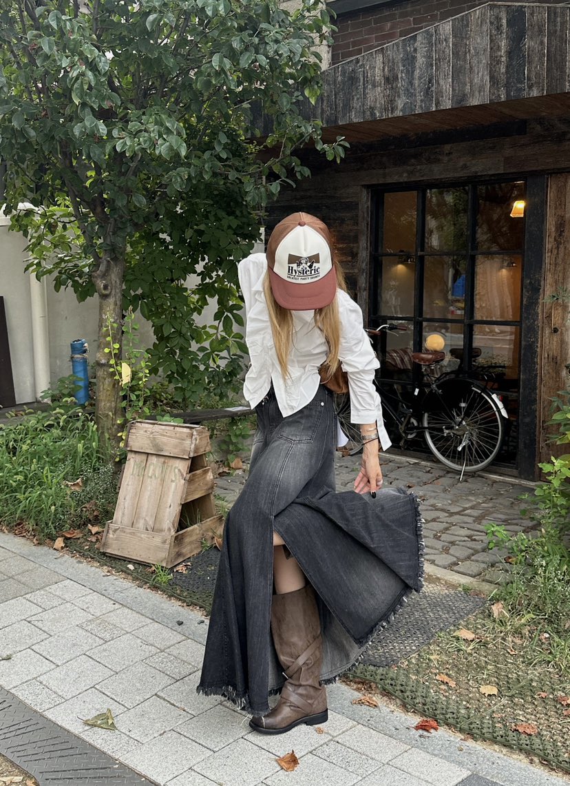 ZEROZERO東大門㊣直郵女裝新品熱賣真品推薦時尚職業長裙流蘇ZEROZERO長裙