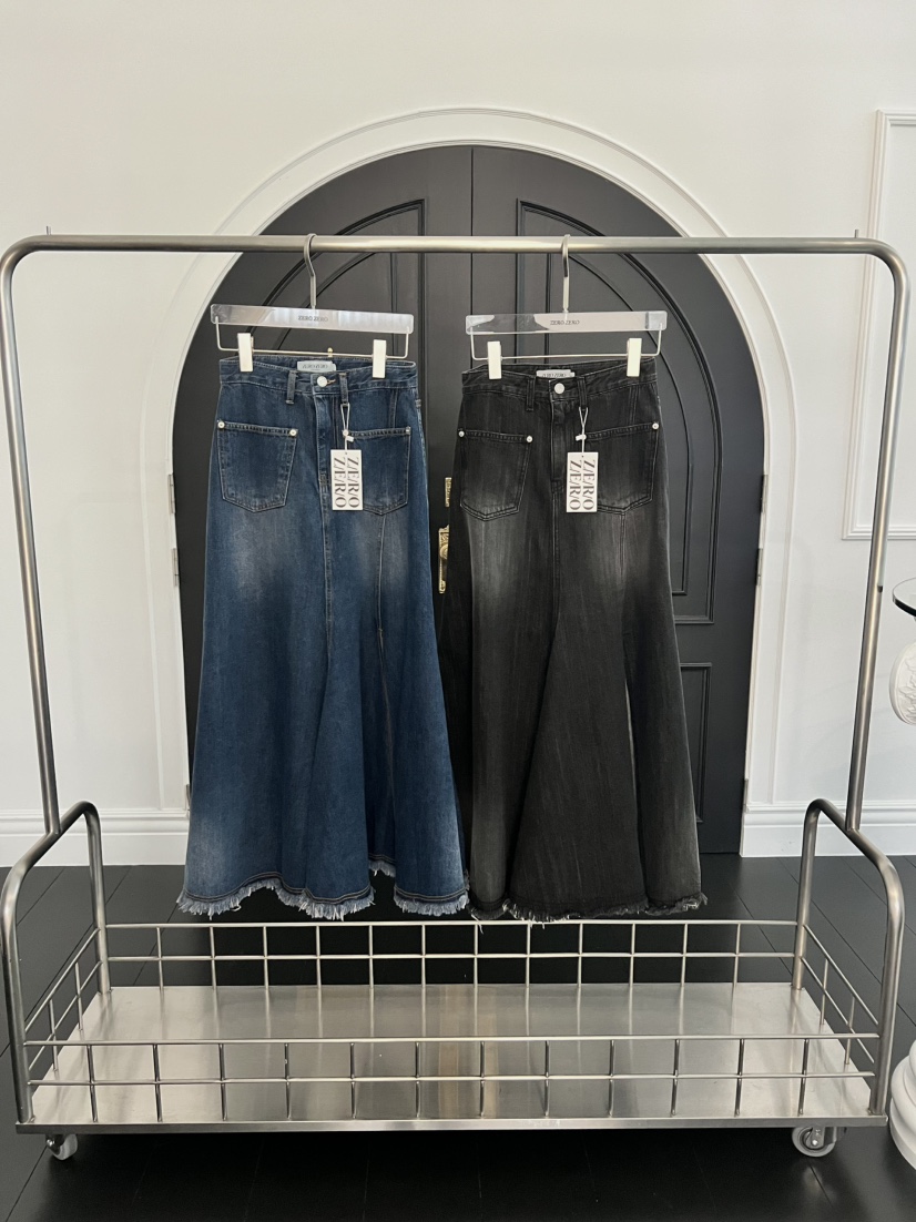 ZEROZERO東大門㊣直郵女裝新品熱賣真品推薦時尚職業長裙流蘇ZEROZERO長裙