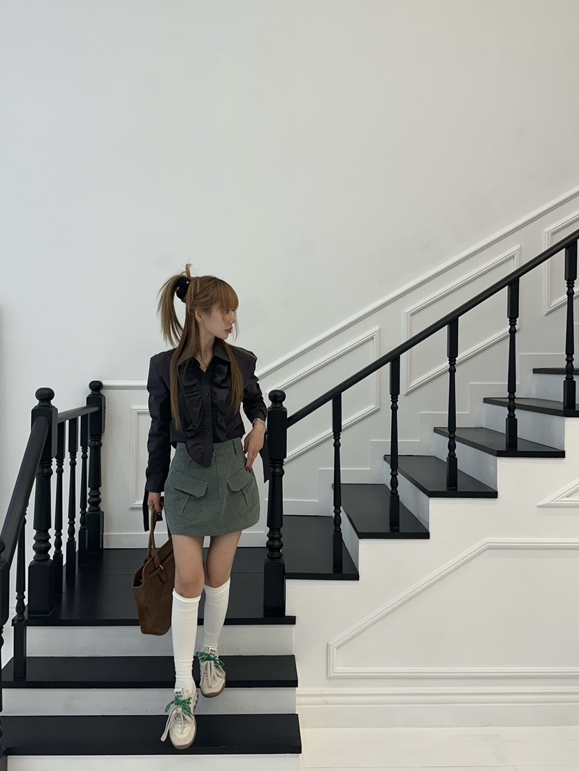 ZEROZERO東大門㊣直郵女士新品推薦時尚真品休閑職業短裙口袋ZEROZERO短裙