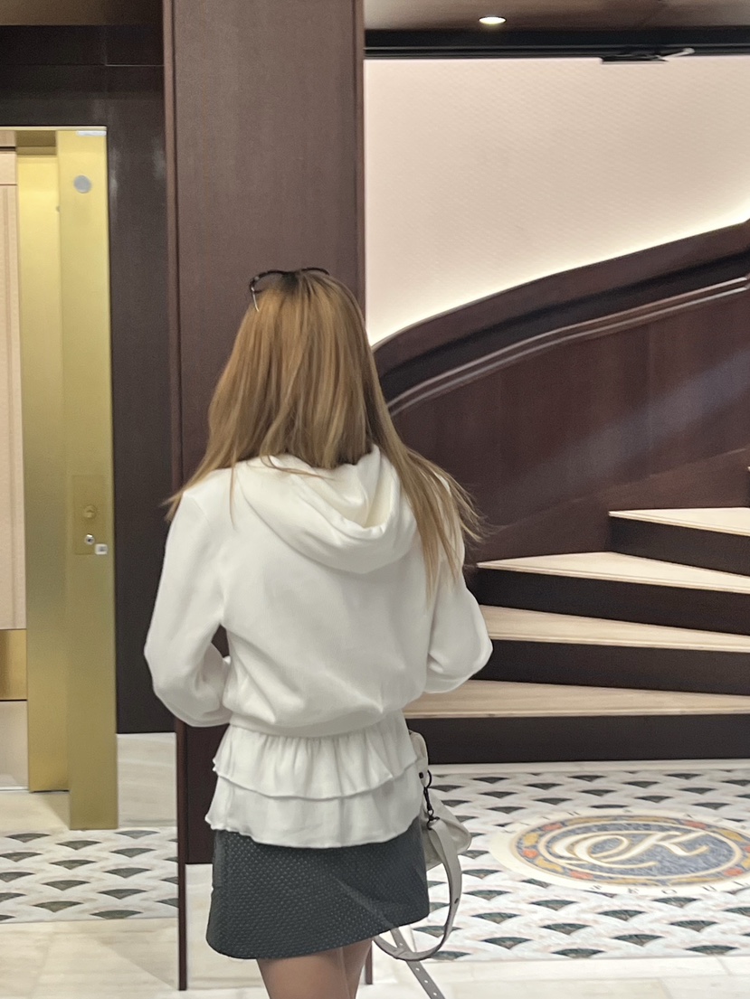 ZEROZERO韓國代購㊣女裝新款25秋冬職業衛衣不含內搭開衫連帽ZEROZERO衛衣