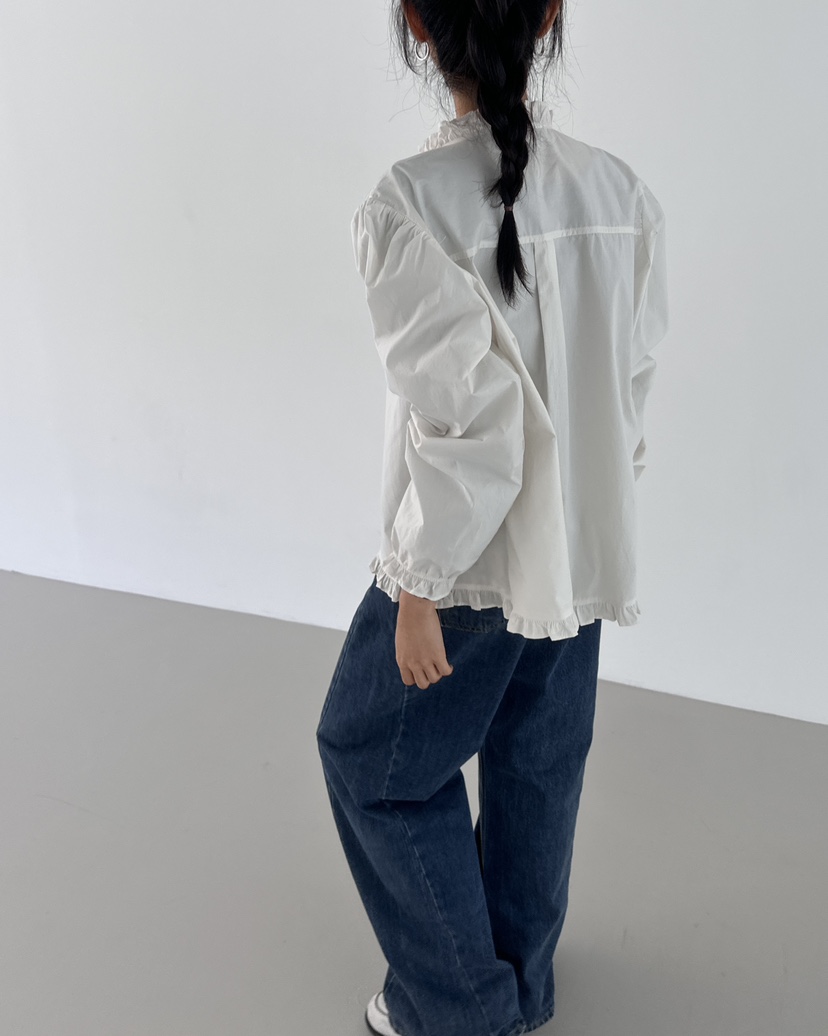 HOWDY東大門㊣直郵女裝新款推薦25秋冬人氣時尚真品襯衫蕾絲衫howdy襯衫/蕾絲衫