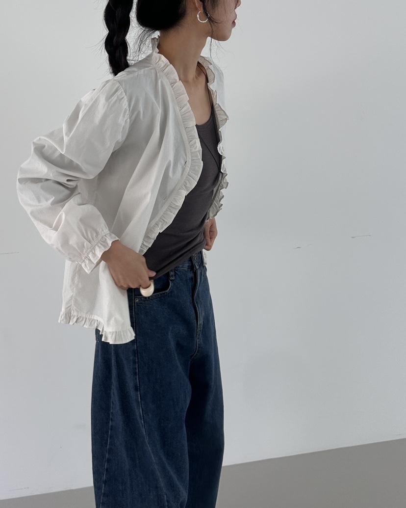 HOWDY東大門㊣直郵女裝新款推薦25秋冬人氣時尚真品襯衫蕾絲衫howdy襯衫/蕾絲衫