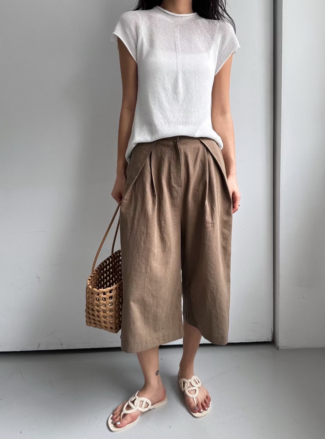 MINTYGREEN東大門㊣代購女裝新品25秋冬推薦人氣真品休閑褲MINTYGREEN休閑褲
