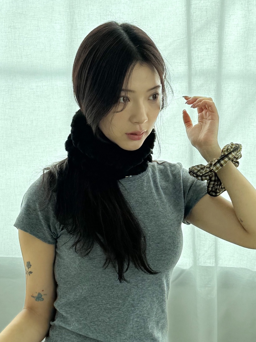 NICEALICE韓國直郵㊣女裝新款時尚真品推薦25秋冬職業圍巾披肩NICEALICE圍巾/披肩圖色4