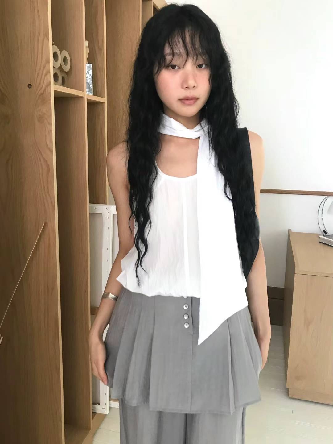 AVANDACE韓國代購㊣女士新品真品職業時尚熱賣吊帶背心含脖帶AVANDACE吊帶/背心圖色2