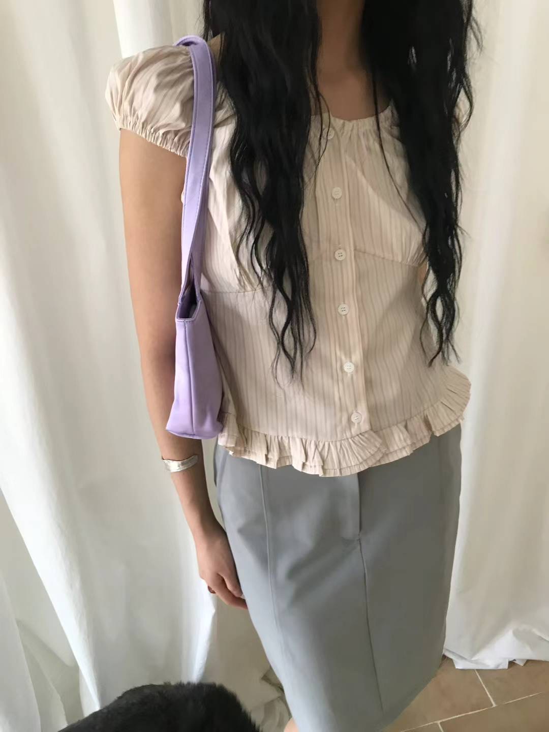 AVANDACE東大門㊣直郵女士新品25秋冬真品職業休閑襯衫蕾絲衫AVANDACE襯衫/蕾絲衫圖色2